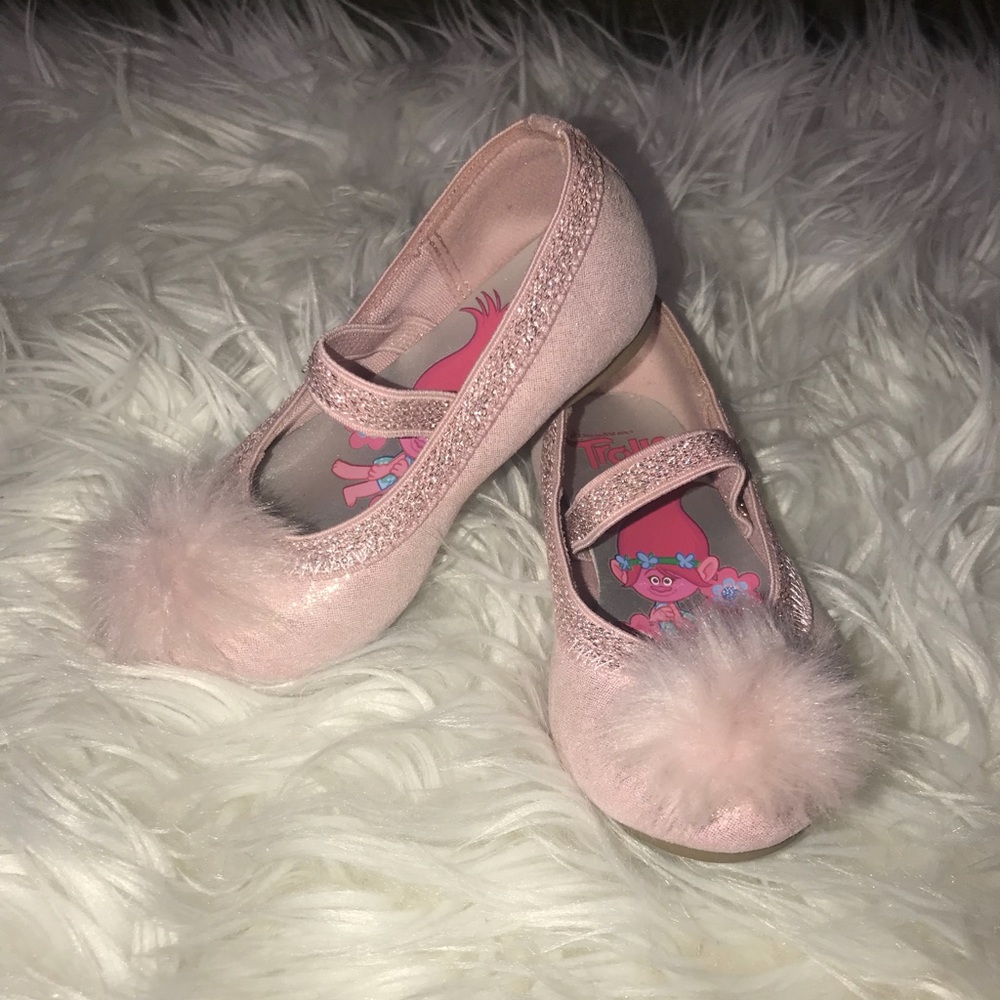 Adorable pink Troll shoes